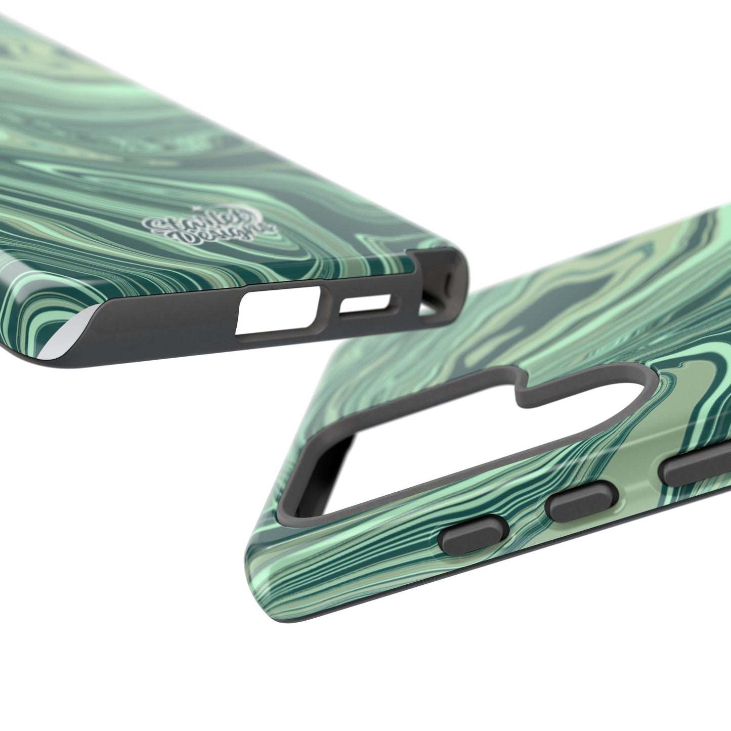 Emerald Waves Tough Phone Case