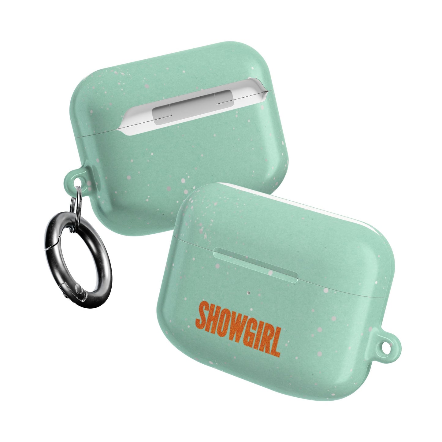 Mint Green Sparkly Showgirl-Themed Airpods Case | Pro Gen 1, Gen 3, Gen 4