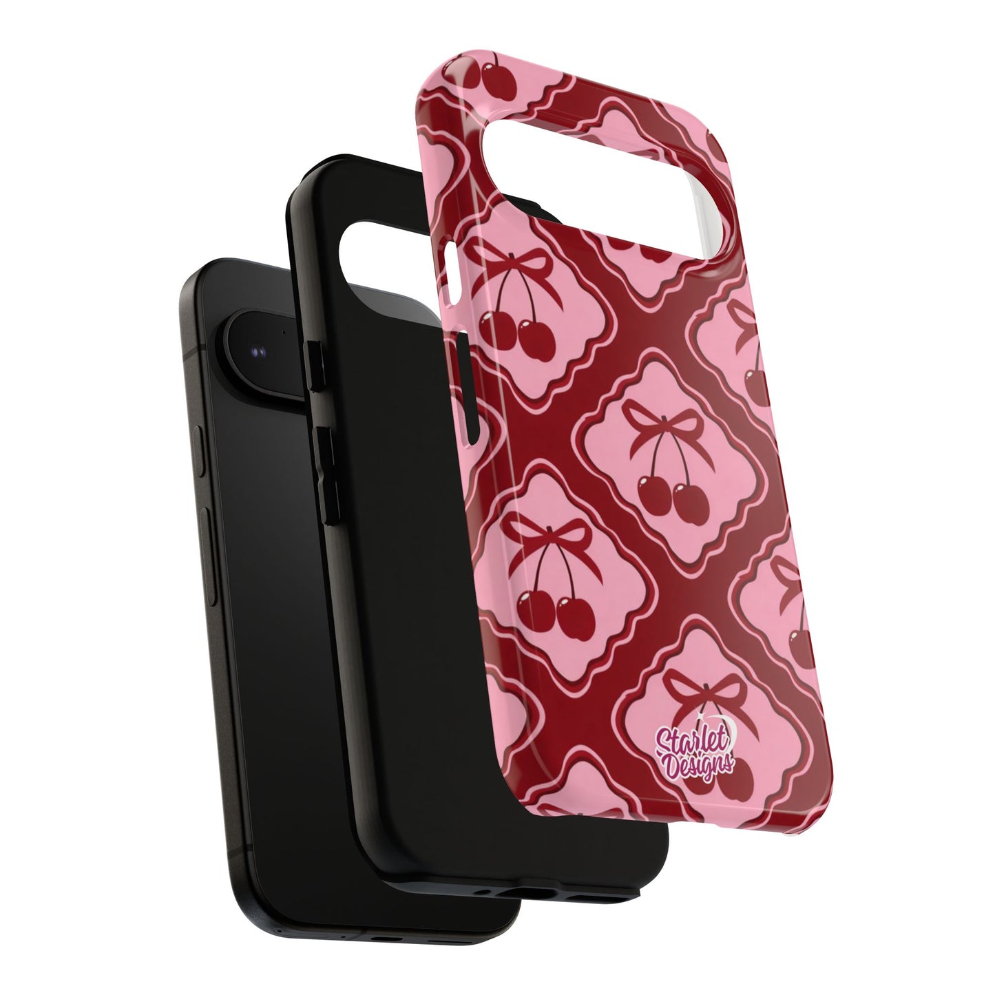 Cherry Bow Tough Phone Case