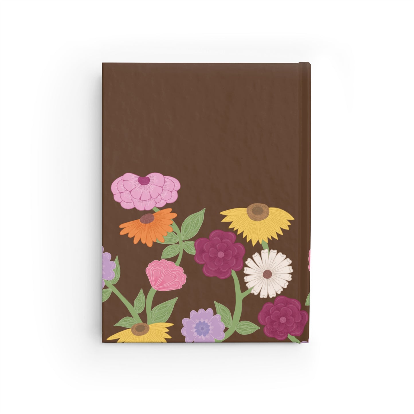 Eras Piano Flowers Hardcover Lined Notebook