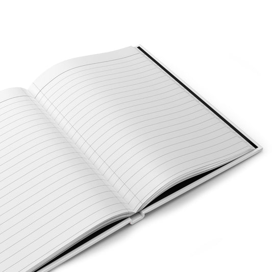 Daisy Chain Fields Lined Hardcover Notebook