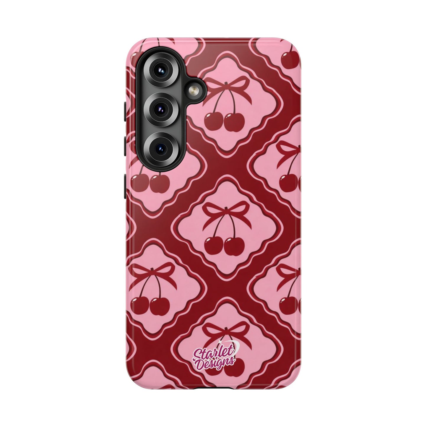 Cherry Bow Tough Phone Case