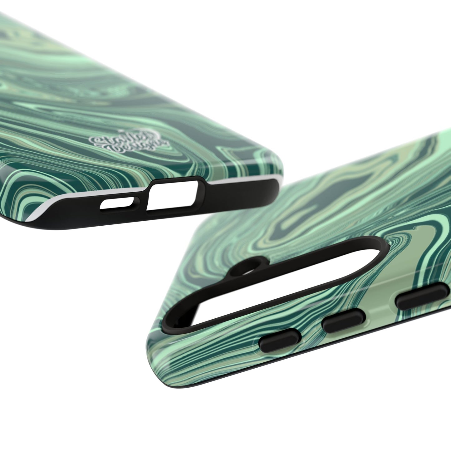 Emerald Waves Tough Phone Case