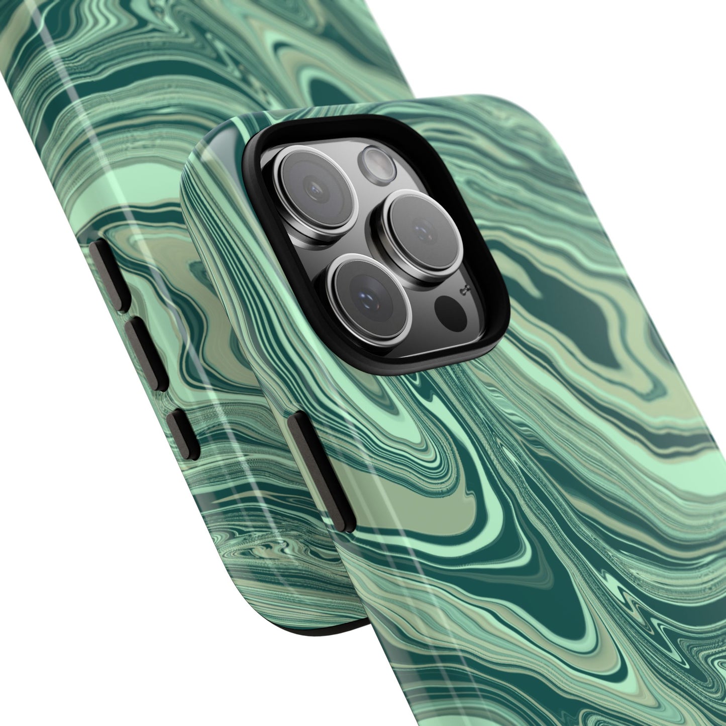 Emerald Waves Tough Phone Case
