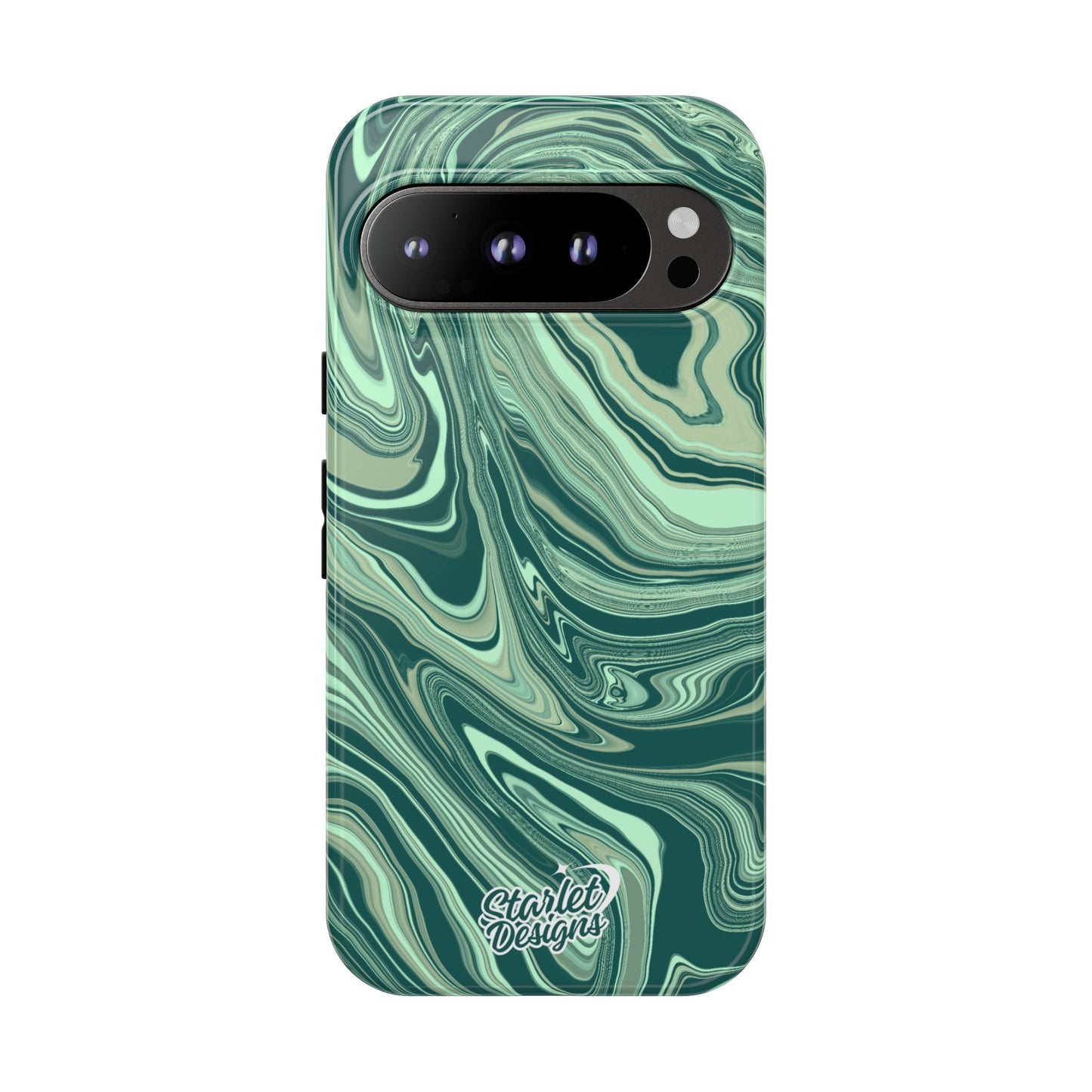 Emerald Waves Tough Phone Case