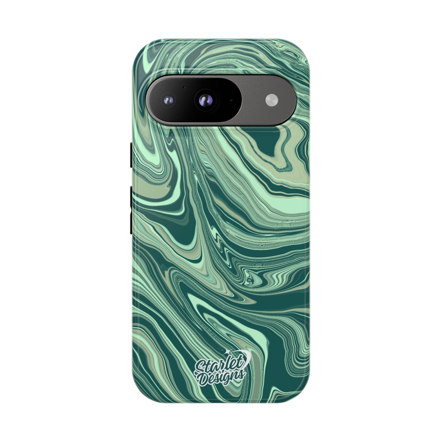 Emerald Waves Tough Phone Case