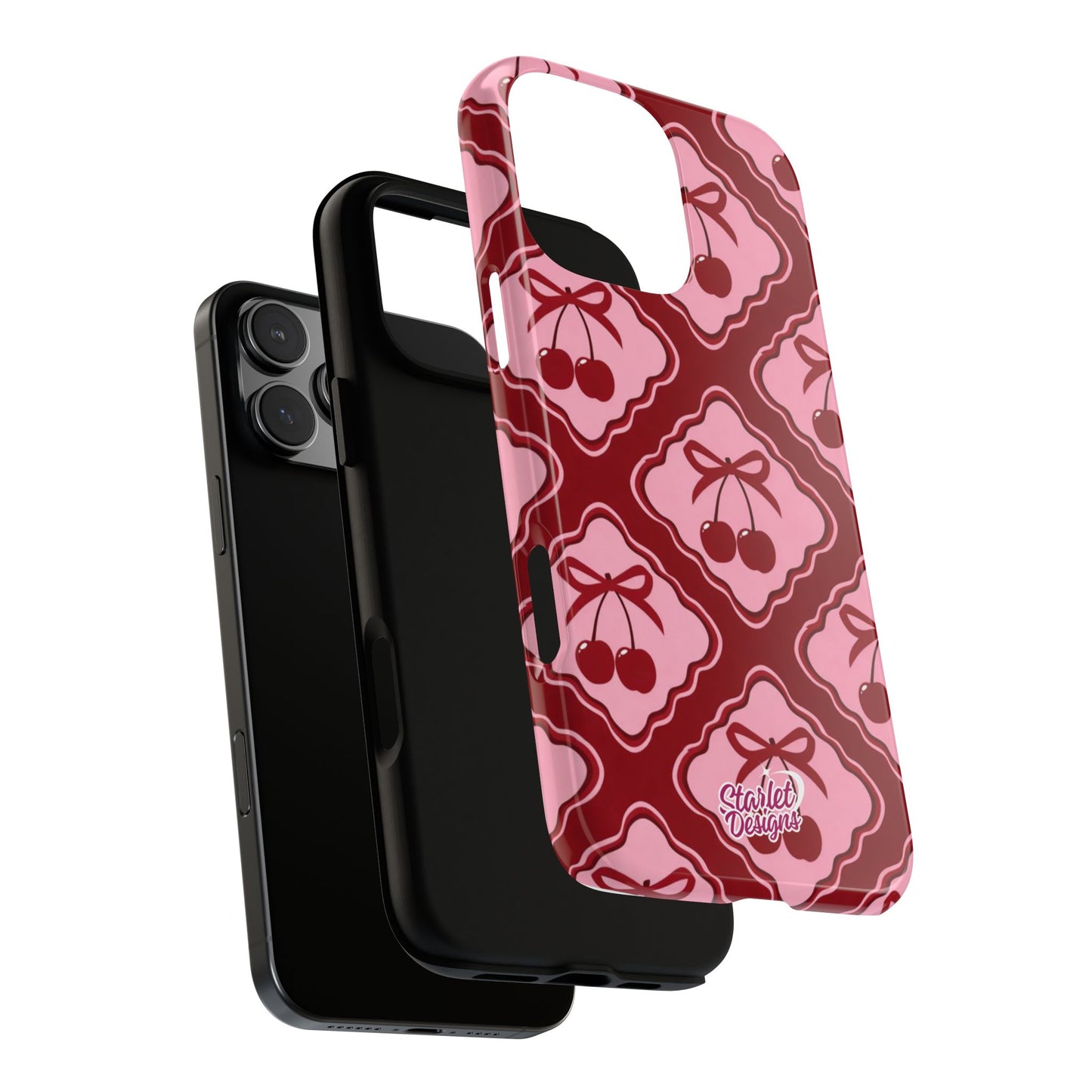 Cherry Bow Tough Phone Case