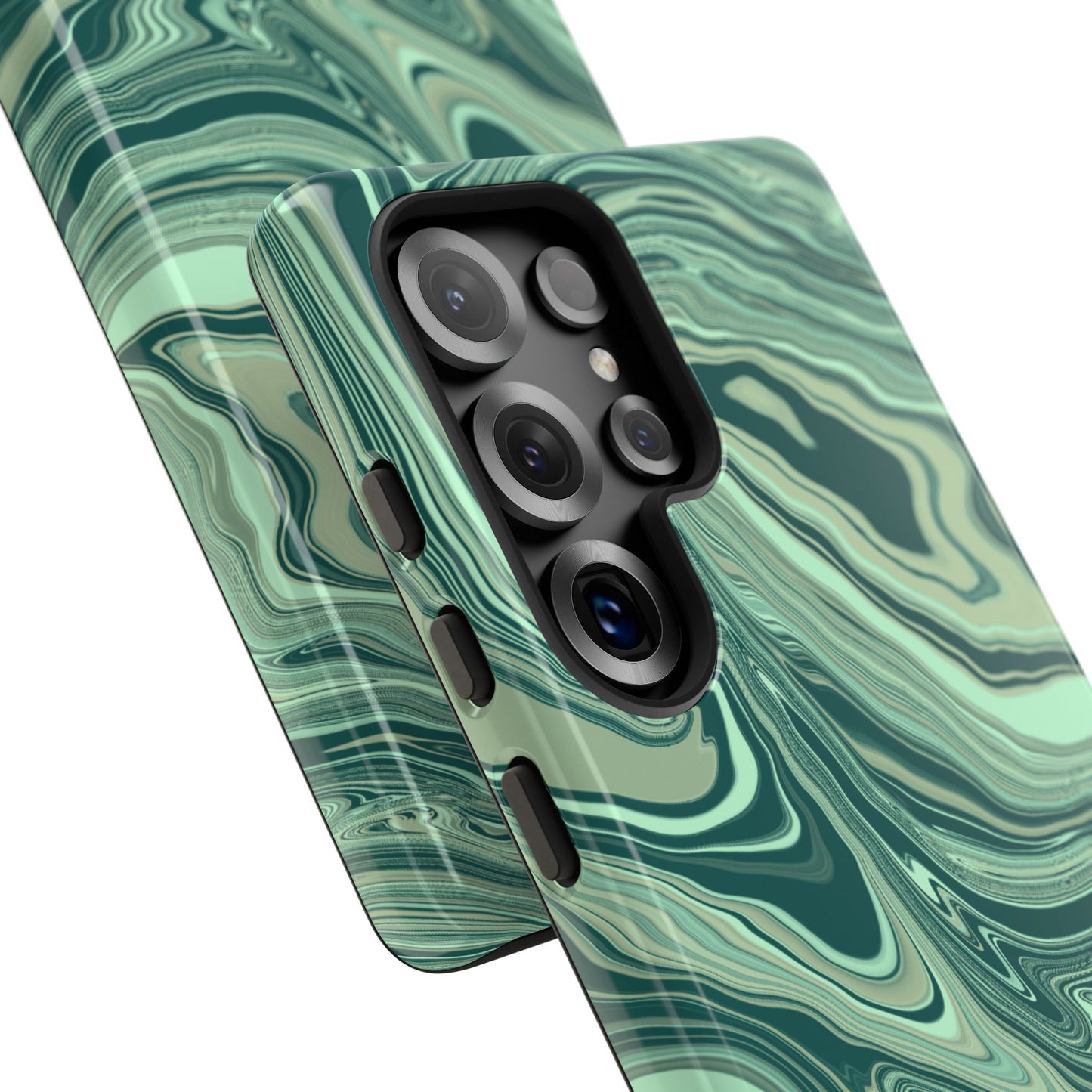 Emerald Waves Tough Phone Case