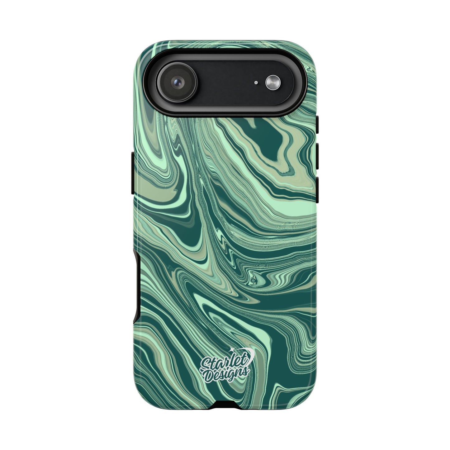 Emerald Waves Tough Phone Case