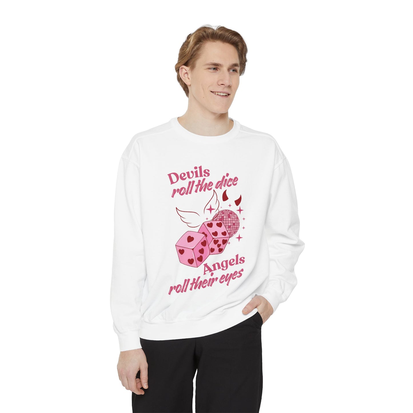 Lucky Dice Heart Sweatshirt