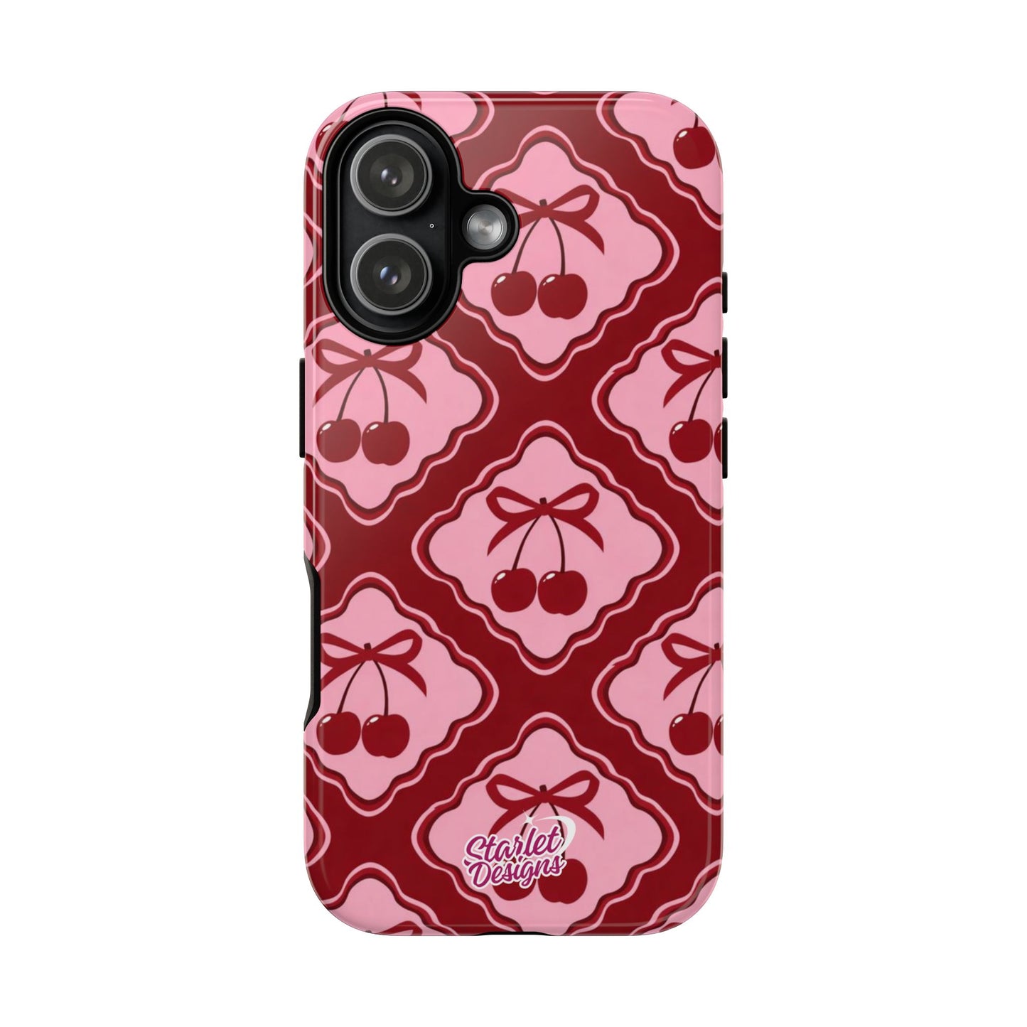 Cherry Bow Tough Phone Case