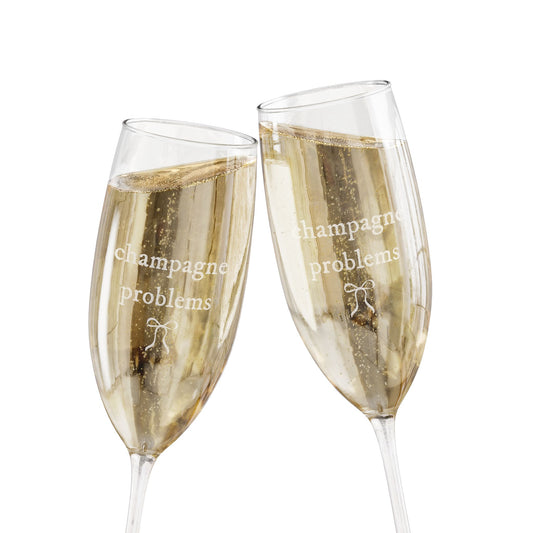 Engraved Champagne Flute