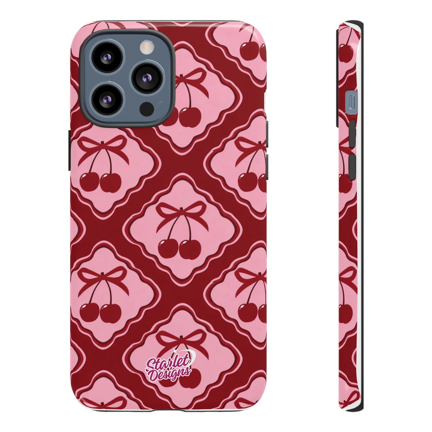 Cherry Bow Tough Phone Case
