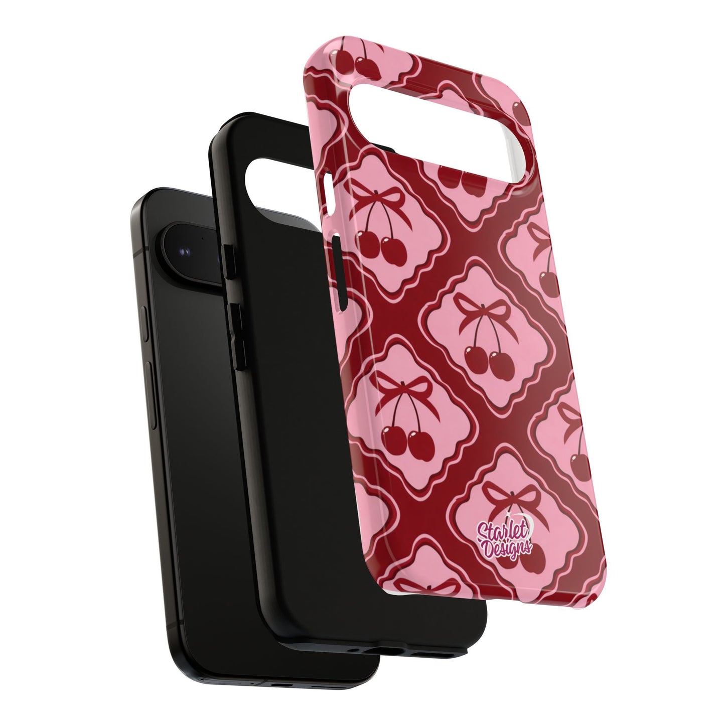 Cherry Bow Tough Phone Case