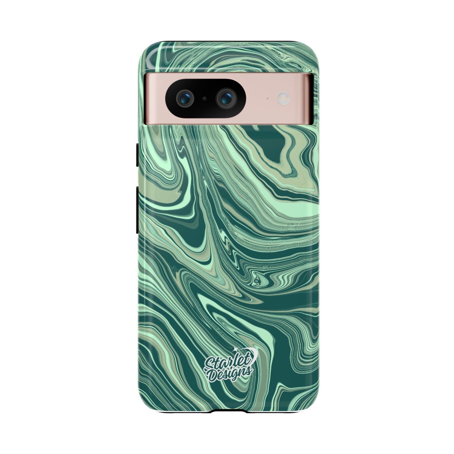 Emerald Waves Tough Phone Case