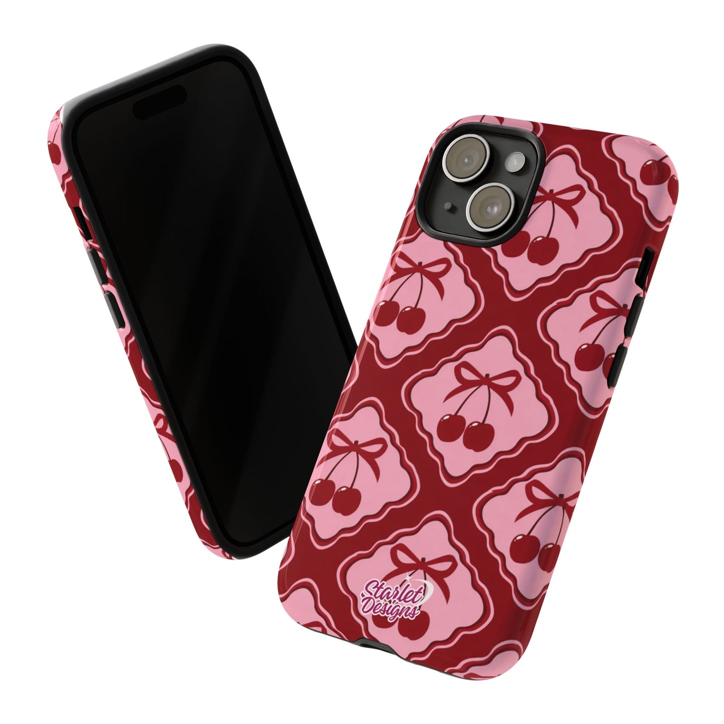 Cherry Bow Tough Phone Case