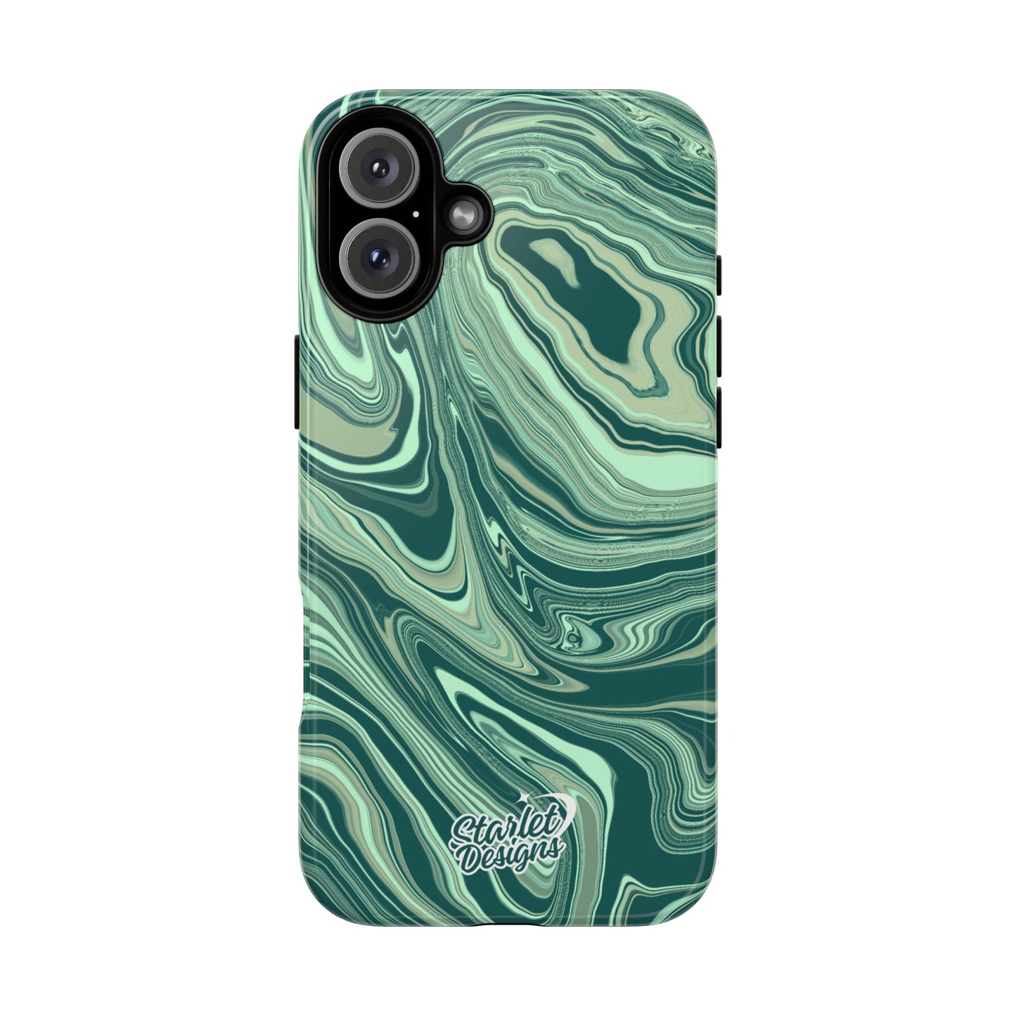 Emerald Waves Tough Phone Case
