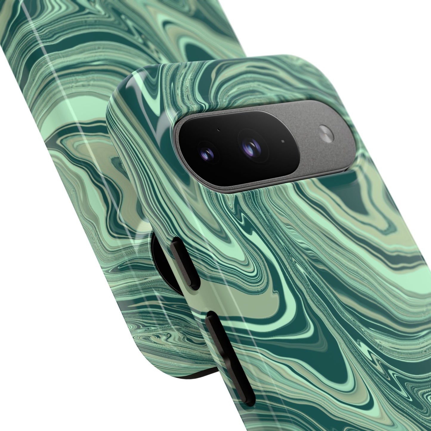 Emerald Waves Tough Phone Case