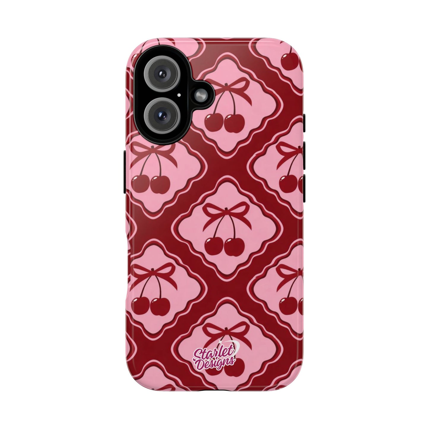 Cherry Bow Tough Phone Case