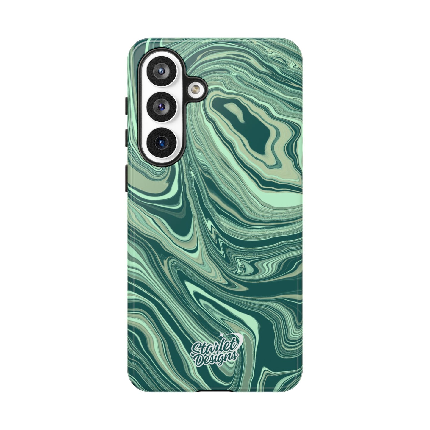 Emerald Waves Tough Phone Case