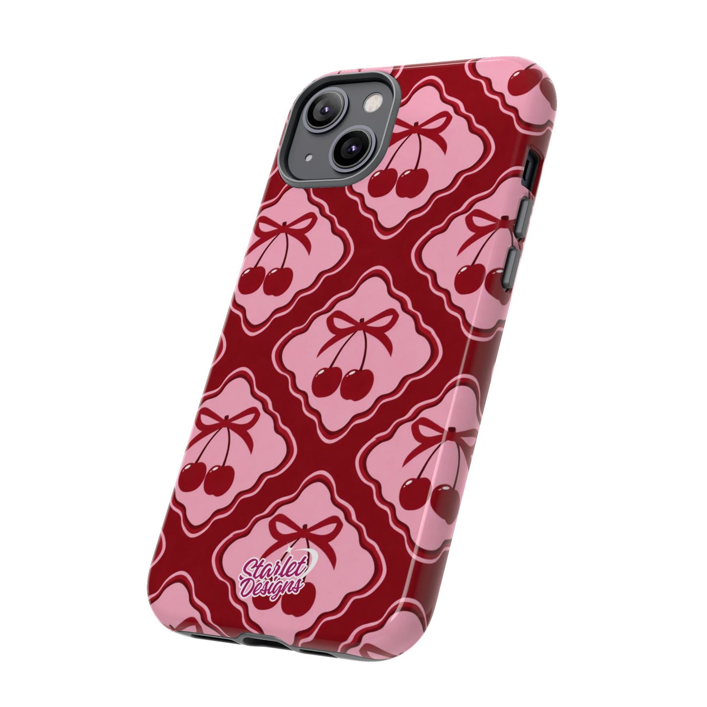 Cherry Bow Tough Phone Case