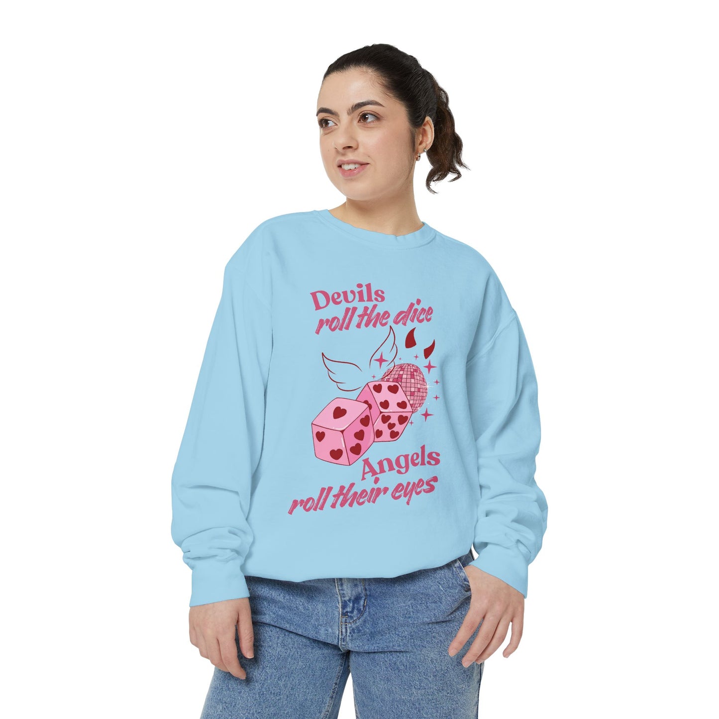 Lucky Dice Heart Sweatshirt