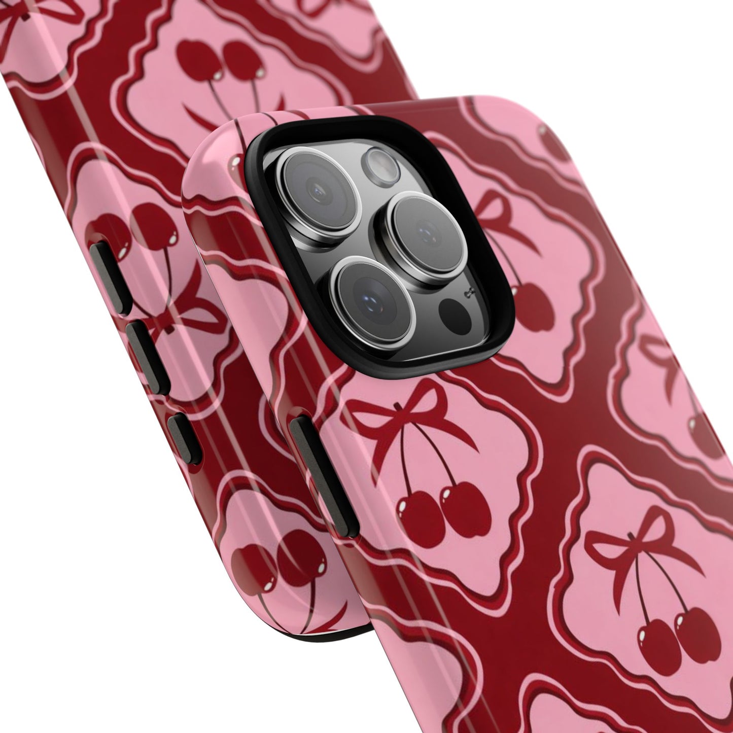 Cherry Bow Tough Phone Case
