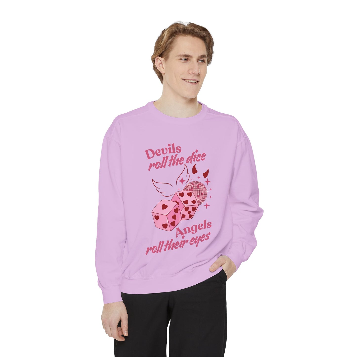 Lucky Dice Heart Sweatshirt