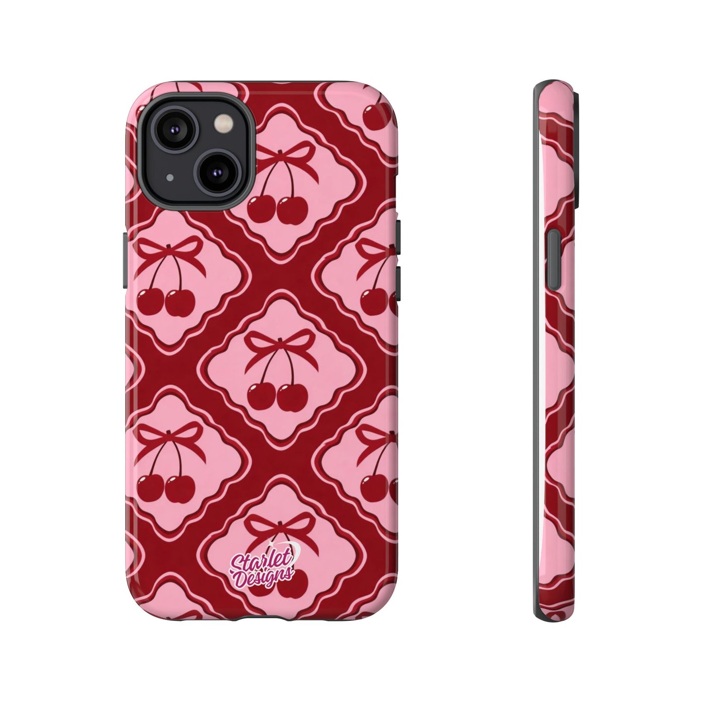 Cherry Bow Tough Phone Case