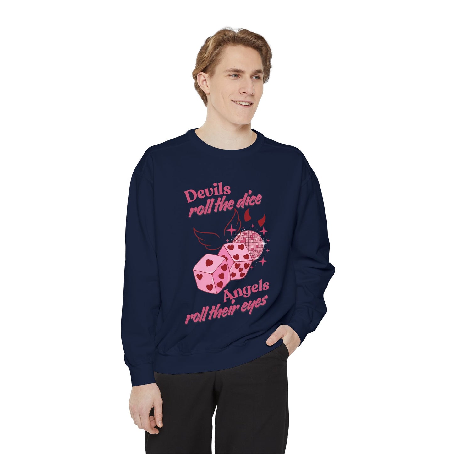 Lucky Dice Heart Sweatshirt