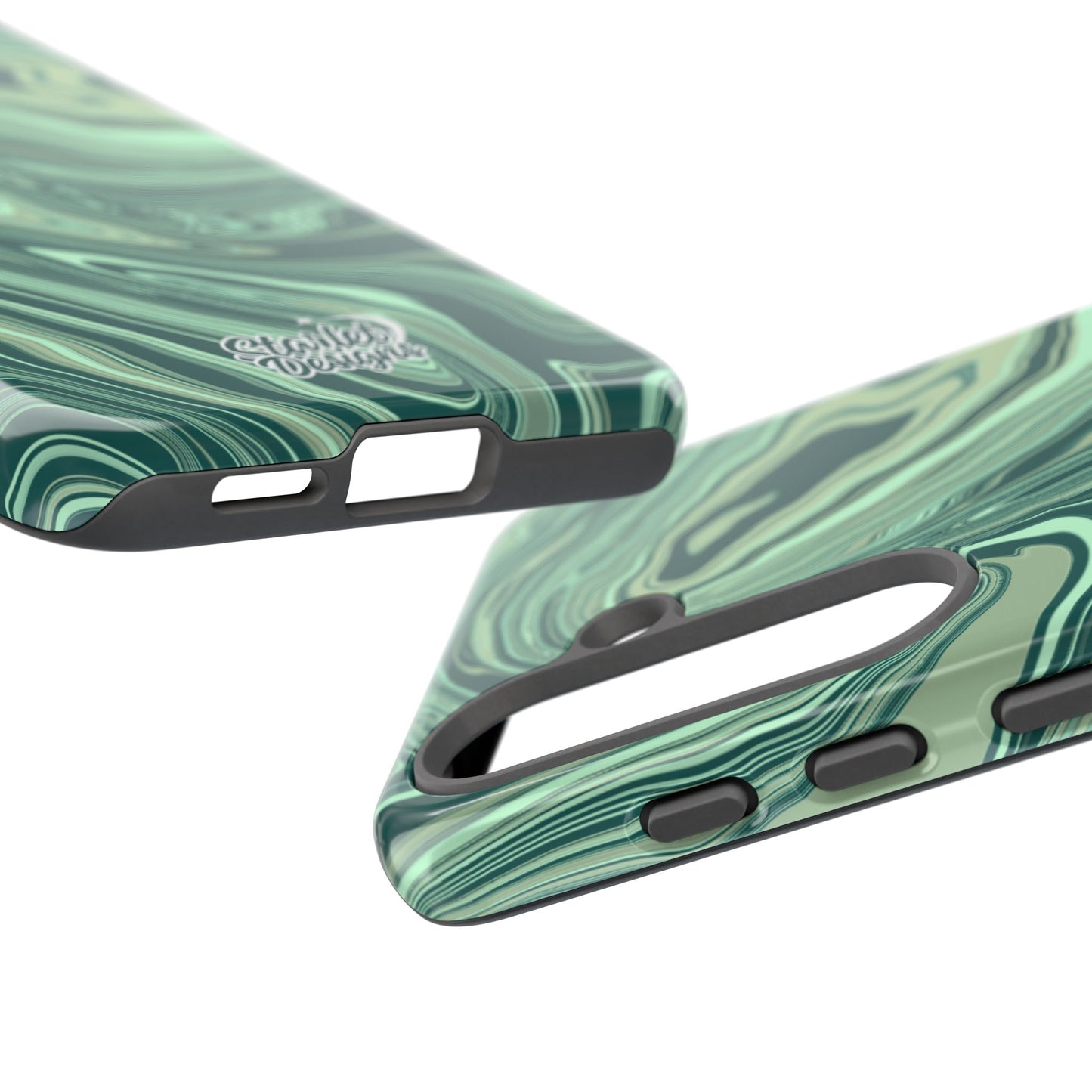 Emerald Waves Tough Phone Case