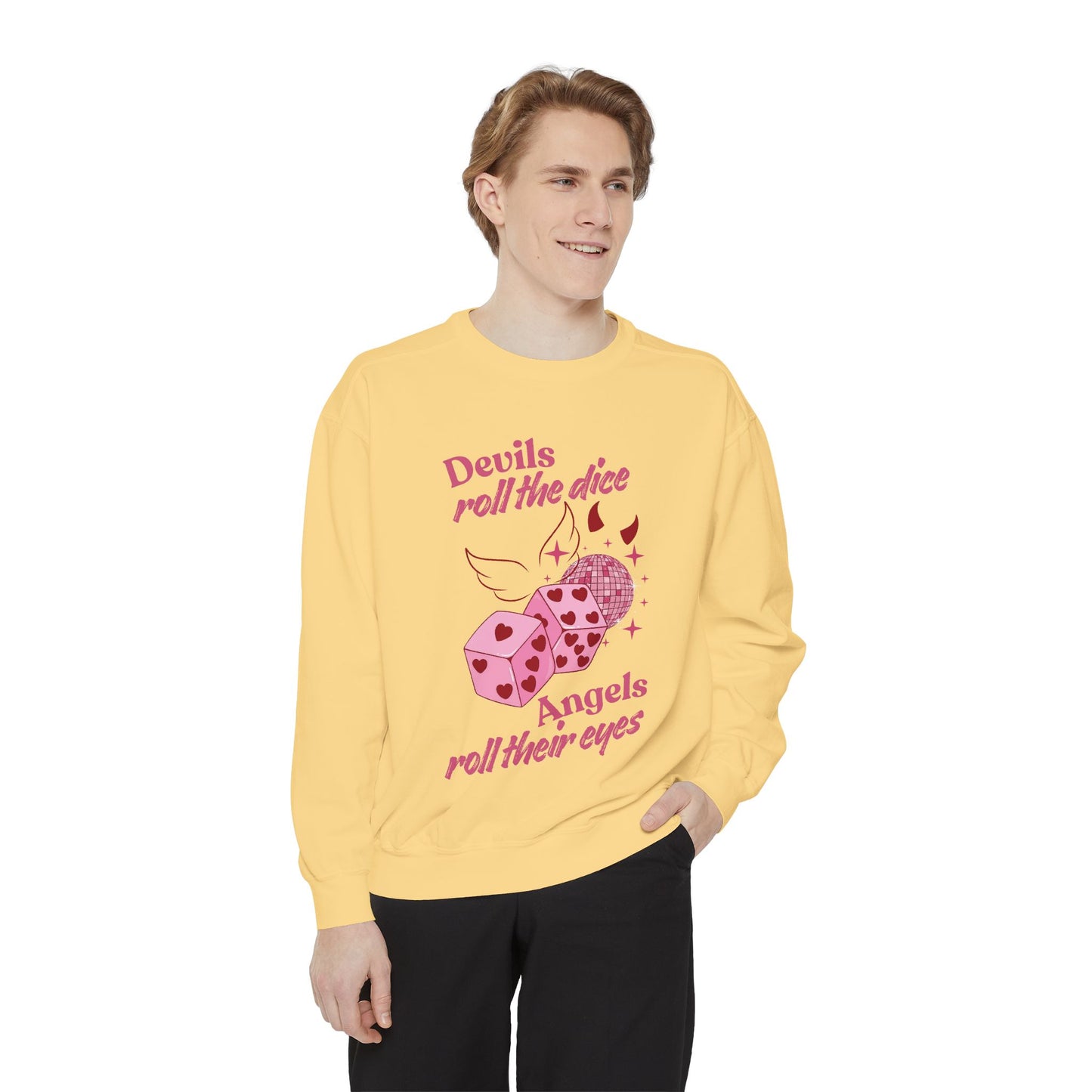 Lucky Dice Heart Sweatshirt