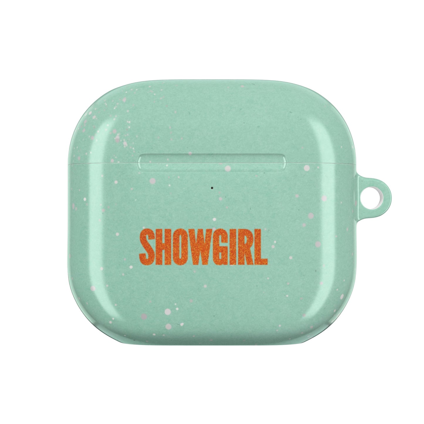 Mint Green Sparkly Showgirl-Themed Airpods Case | Pro Gen 1, Gen 3, Gen 4
