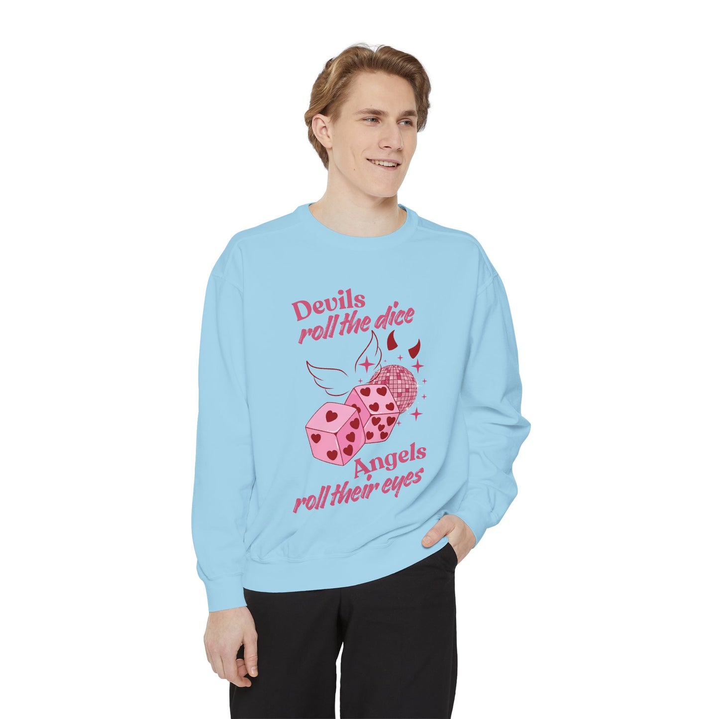 Lucky Dice Heart Sweatshirt