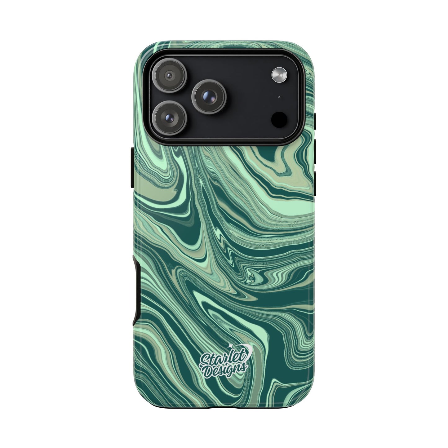 Emerald Waves Tough Phone Case
