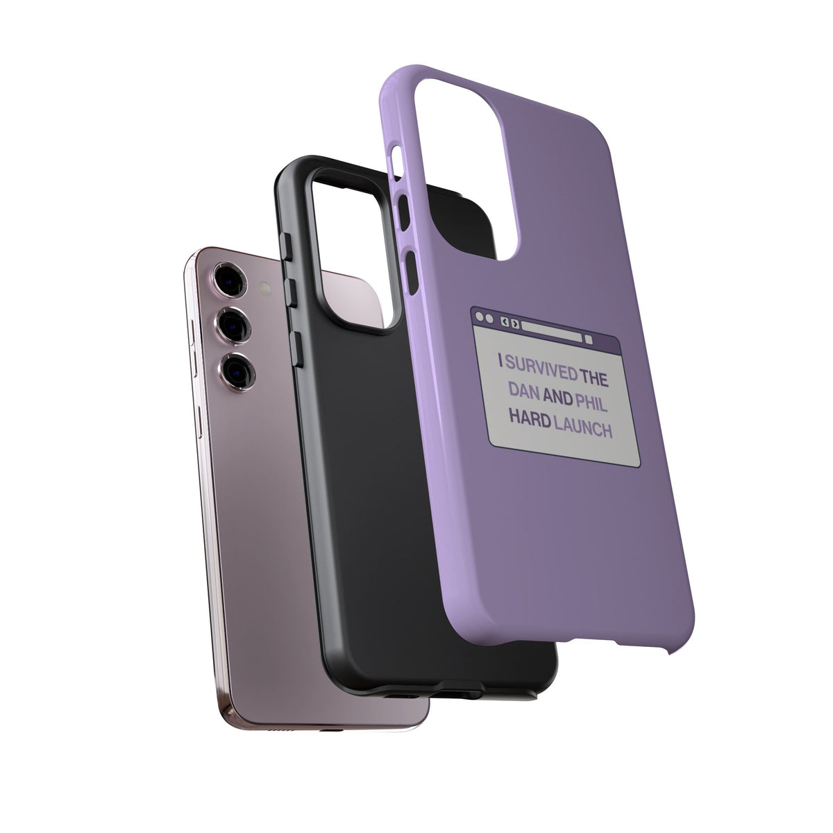 'I Survived the Dan & Phil Hard Launch' Tough Phone Case