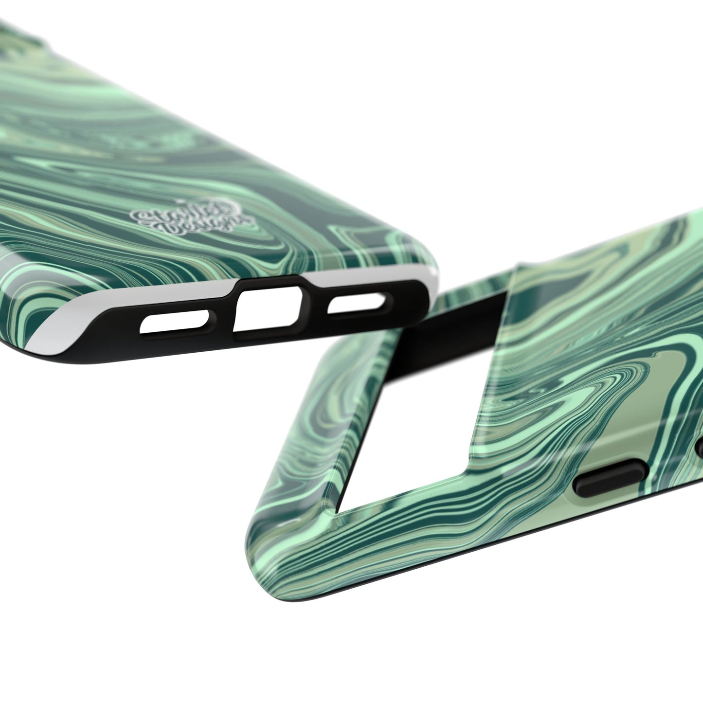 Emerald Waves Tough Phone Case