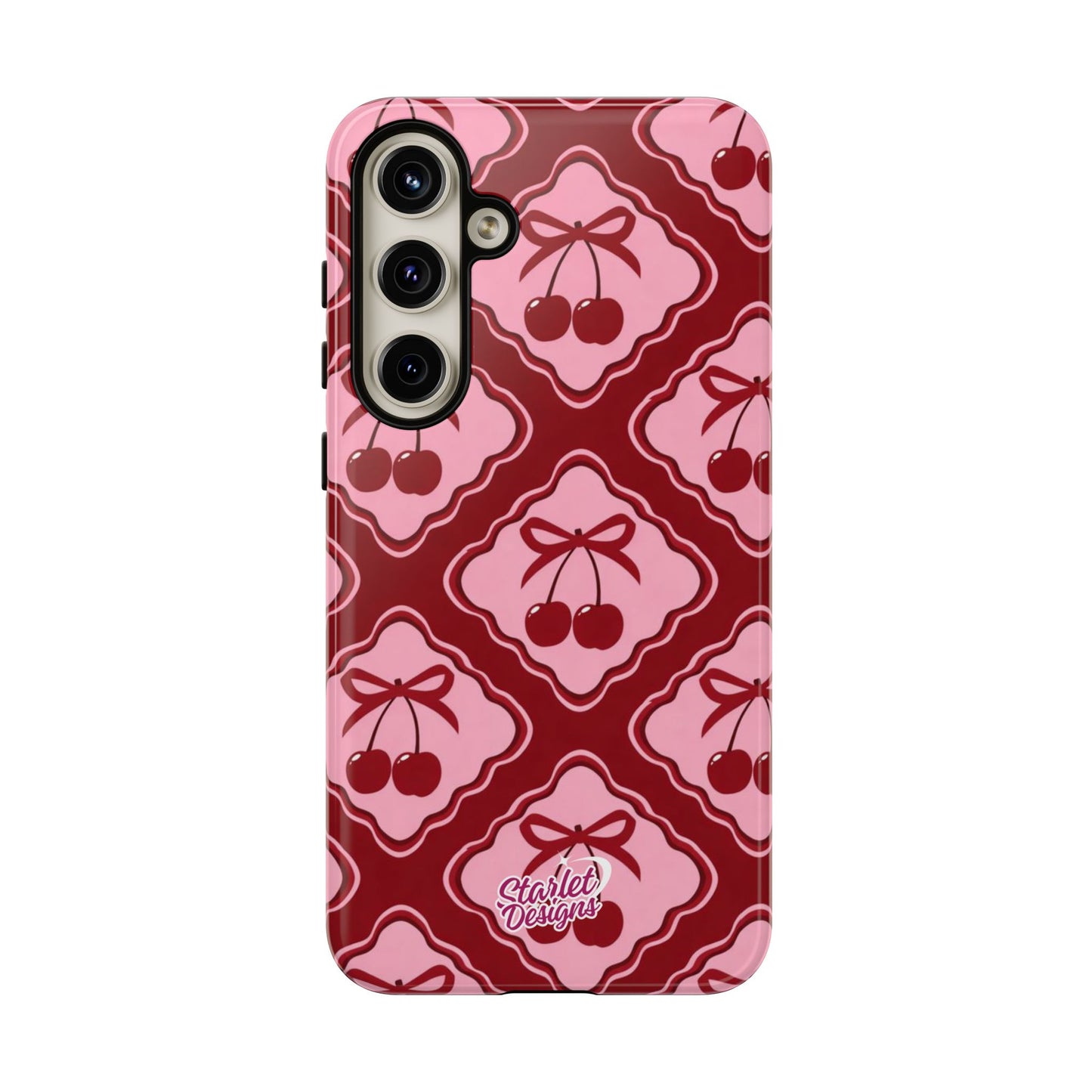 Cherry Bow Tough Phone Case