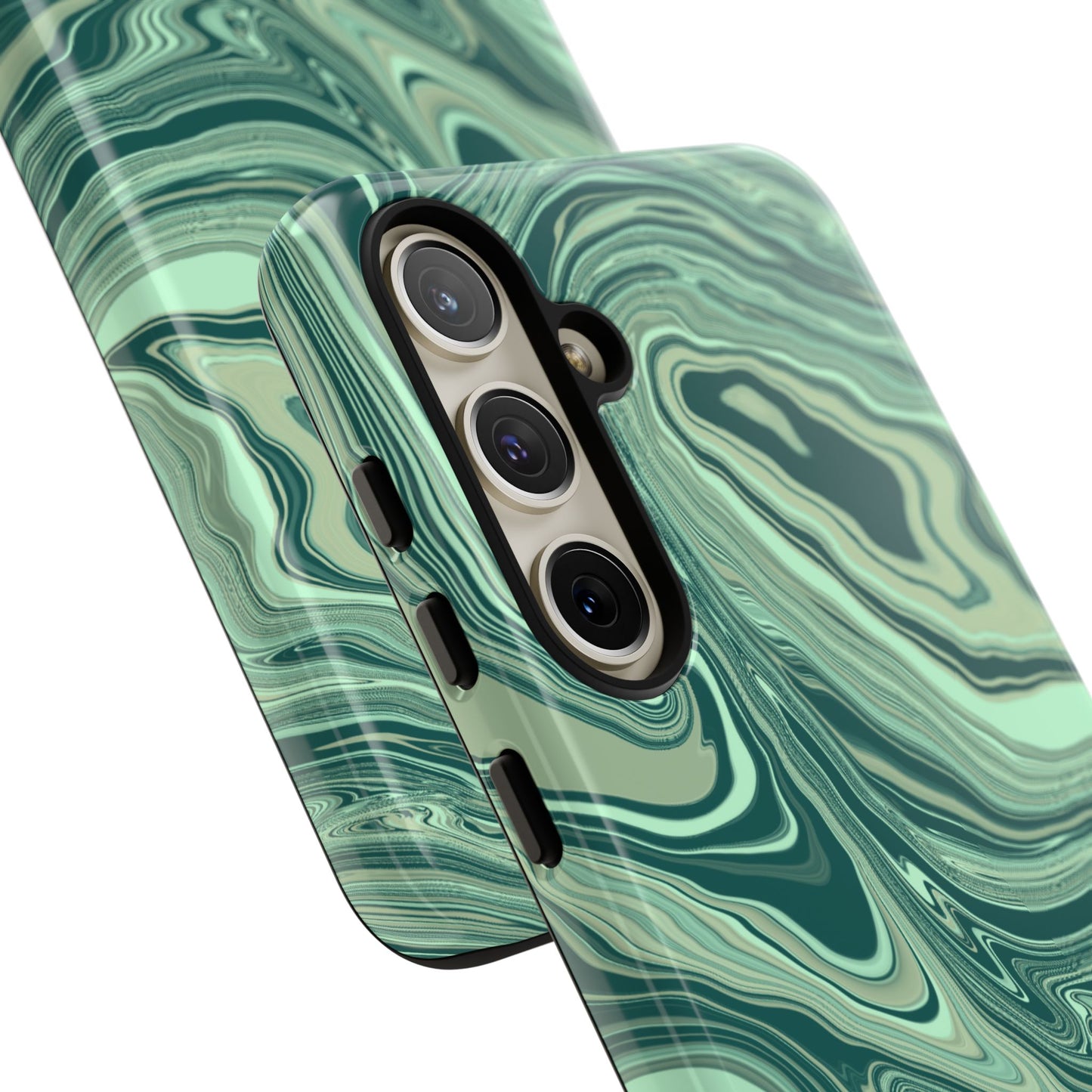 Emerald Waves Tough Phone Case