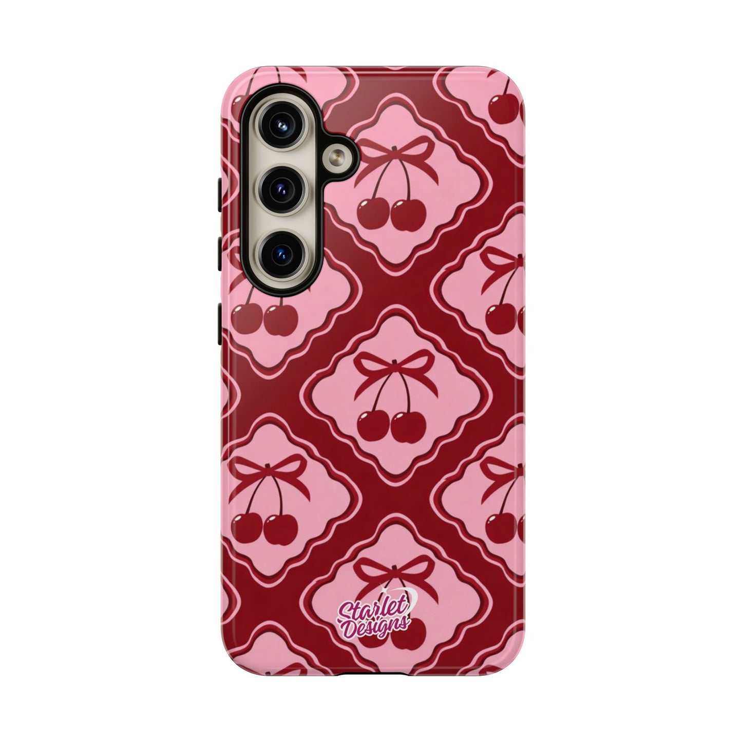 Cherry Bow Tough Phone Case