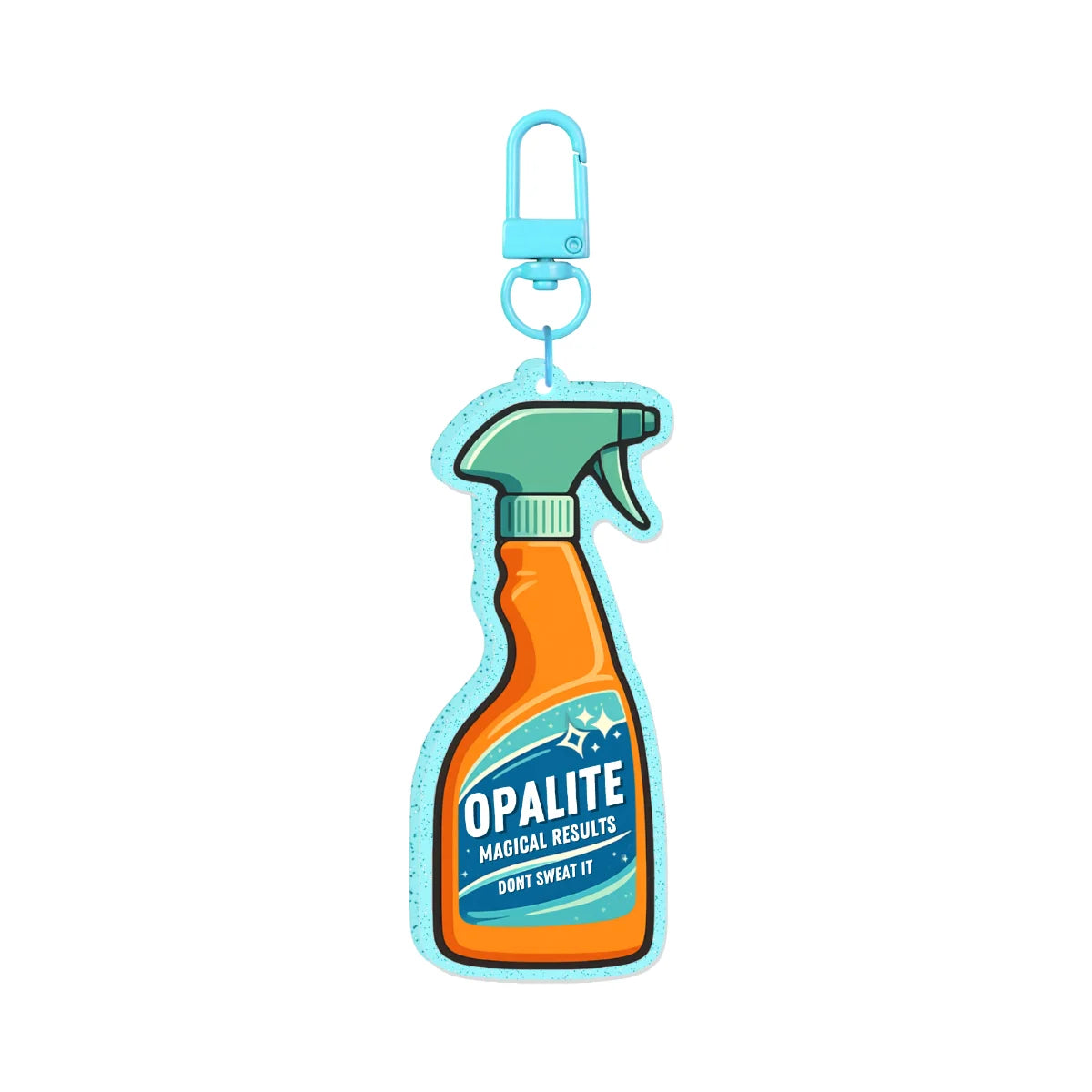 Opalite Spray Bottle Keychain
